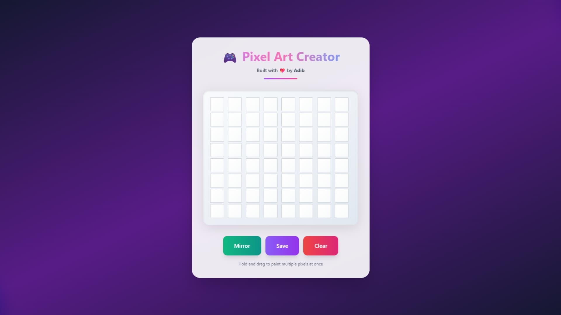 Pixel Art Creator screenshot 1