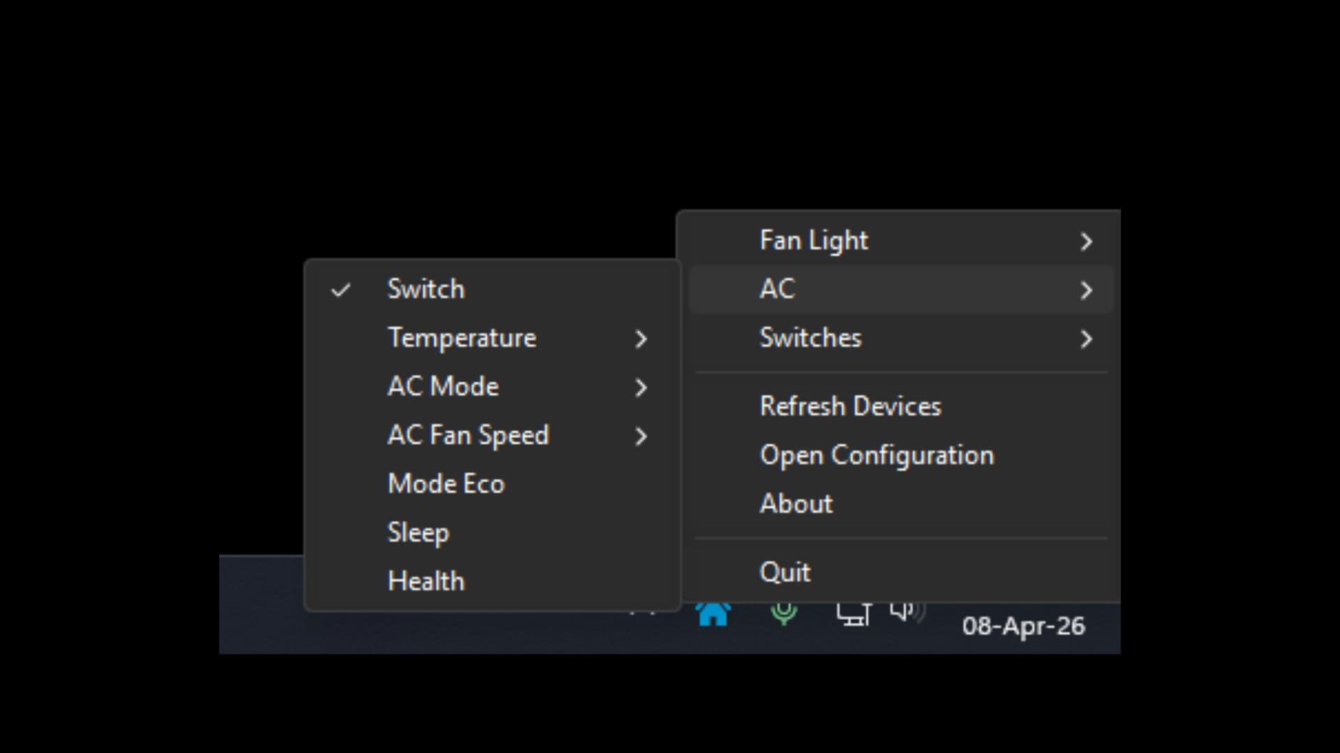 Tuya Smart Taskbar screenshot 2